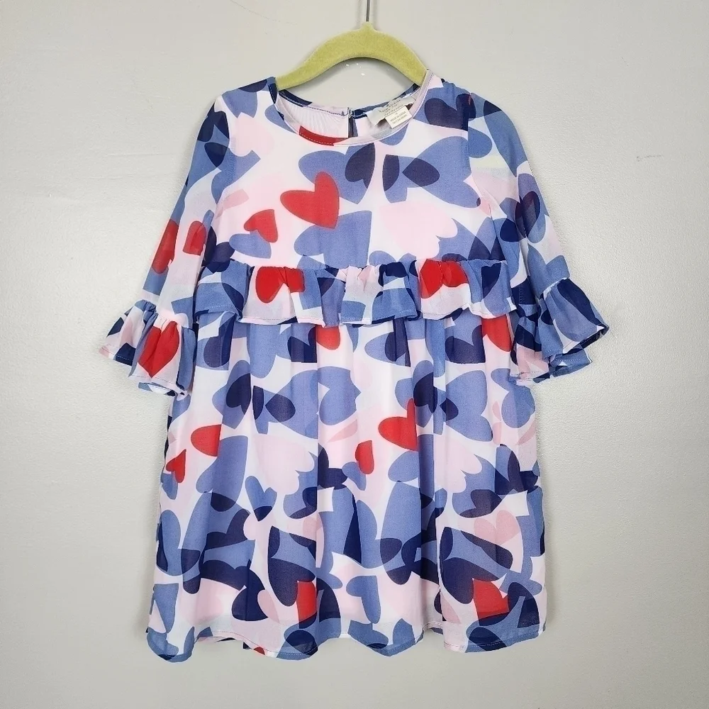 kate spade little girls heart dress, size 4